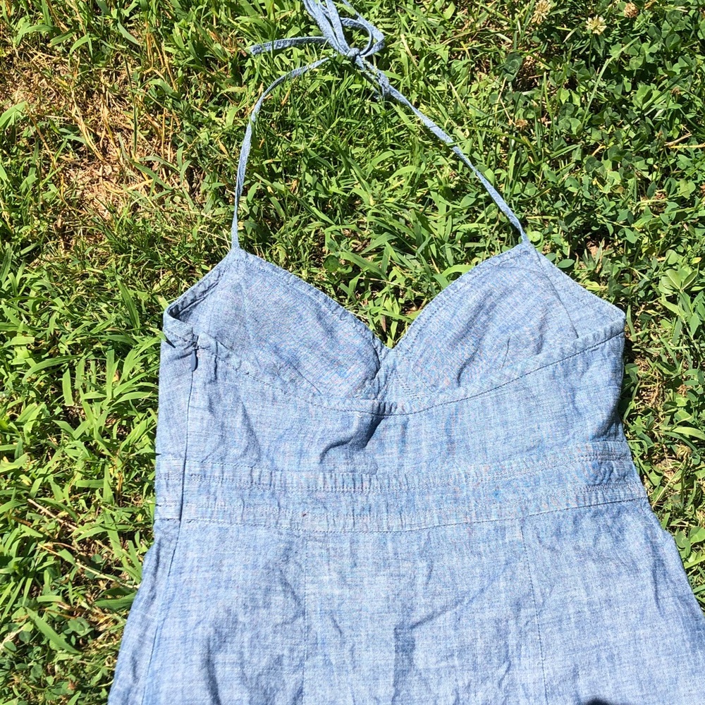 GAP Light Blue Backless Sundress